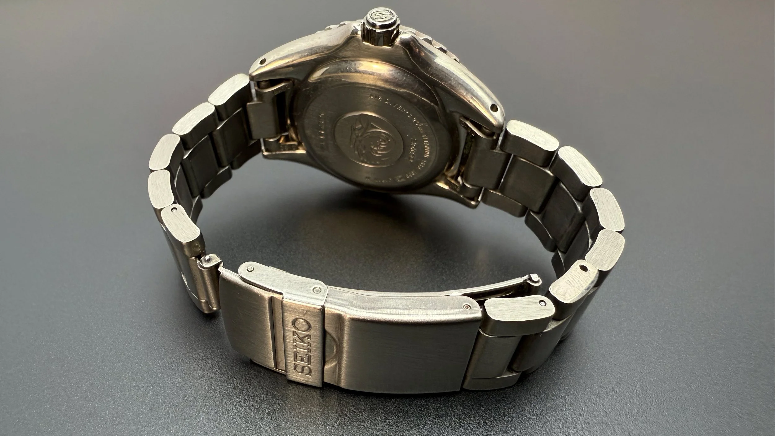 最終価格！セイコー 200m チタン4S15-7000 SCVF003 Seiko Scuba 4S15-7000 SCVF003 — VintageSeikos.NL